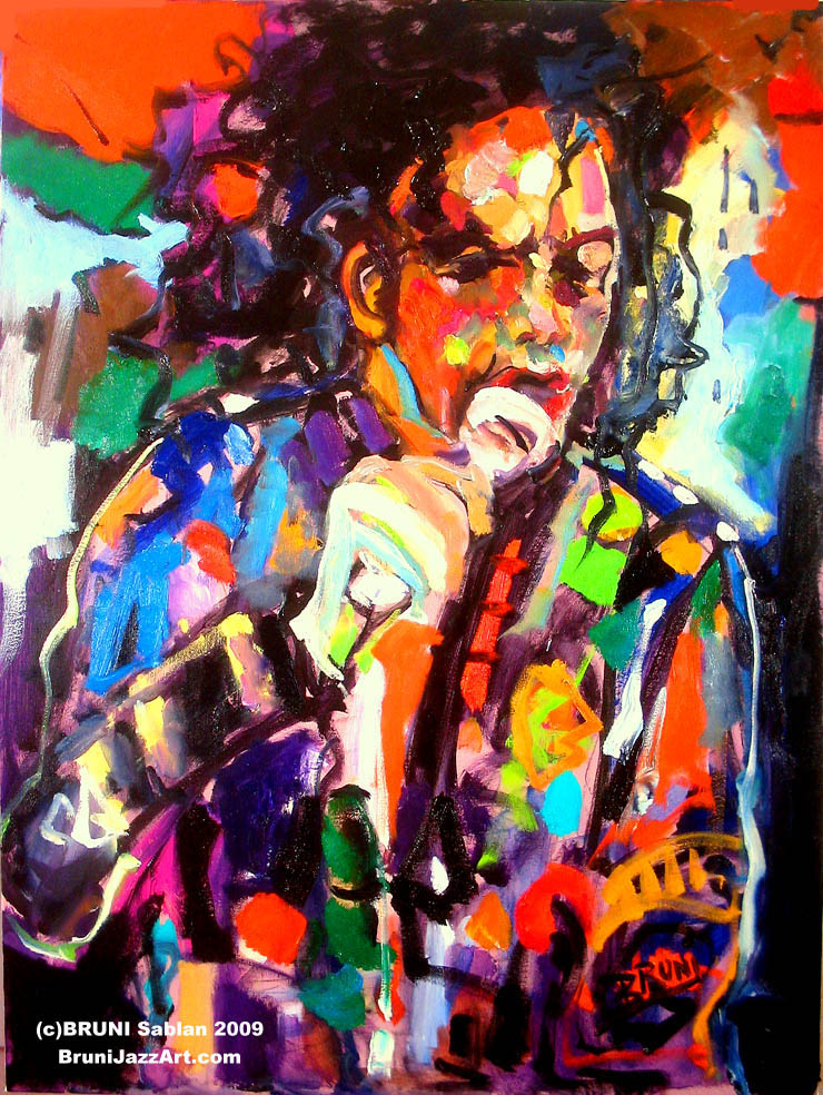 Michael Jackson Painting by BRUNI